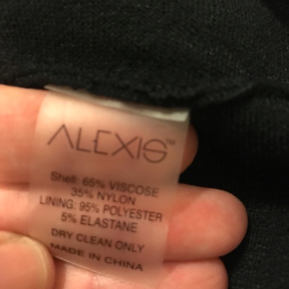 Alexis Sheira Off the Shoulder Knit Midi Dress L - Picture 7 of 8